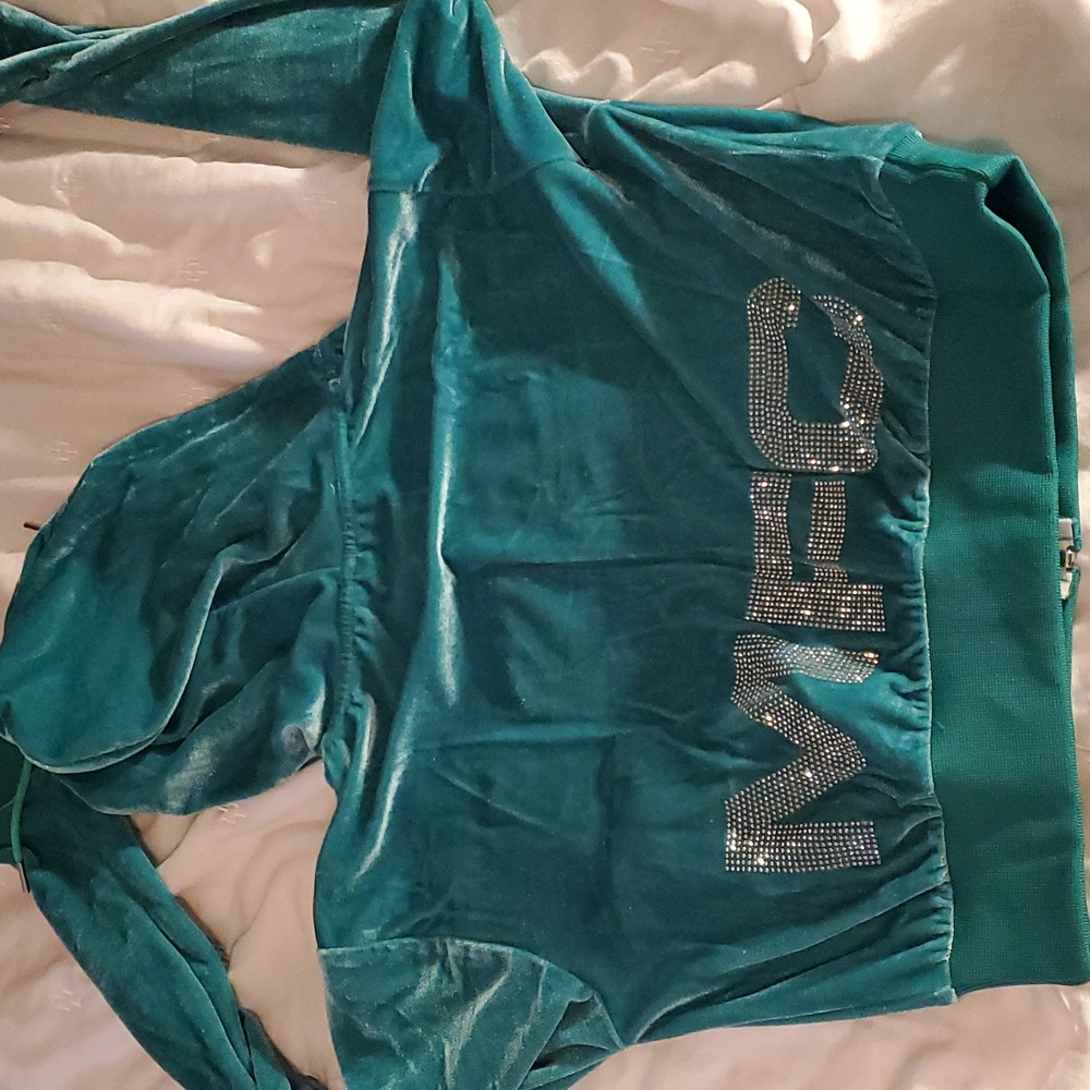 Myfreecams MFC cam Girl Velvet cropped zip up large Brand New No Tags Avn Porn - Picture 2 of 2